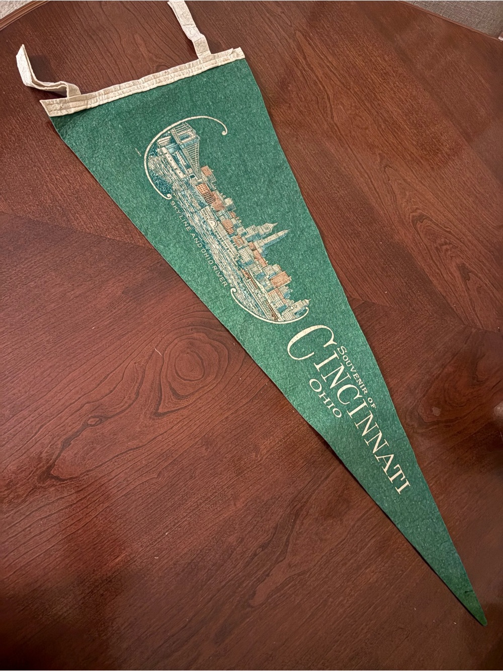 Cincinnati Souvenir Pennant - Green